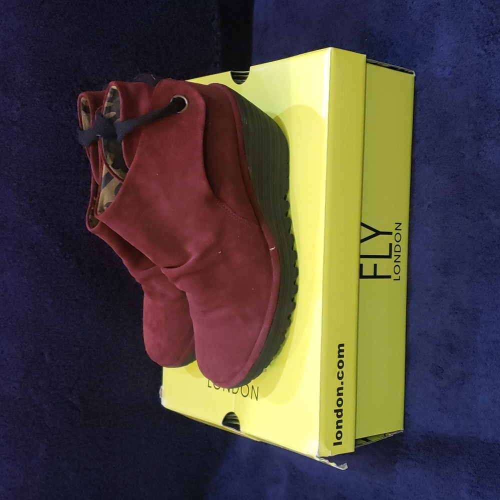 FLY LONDON WINE BOOTS